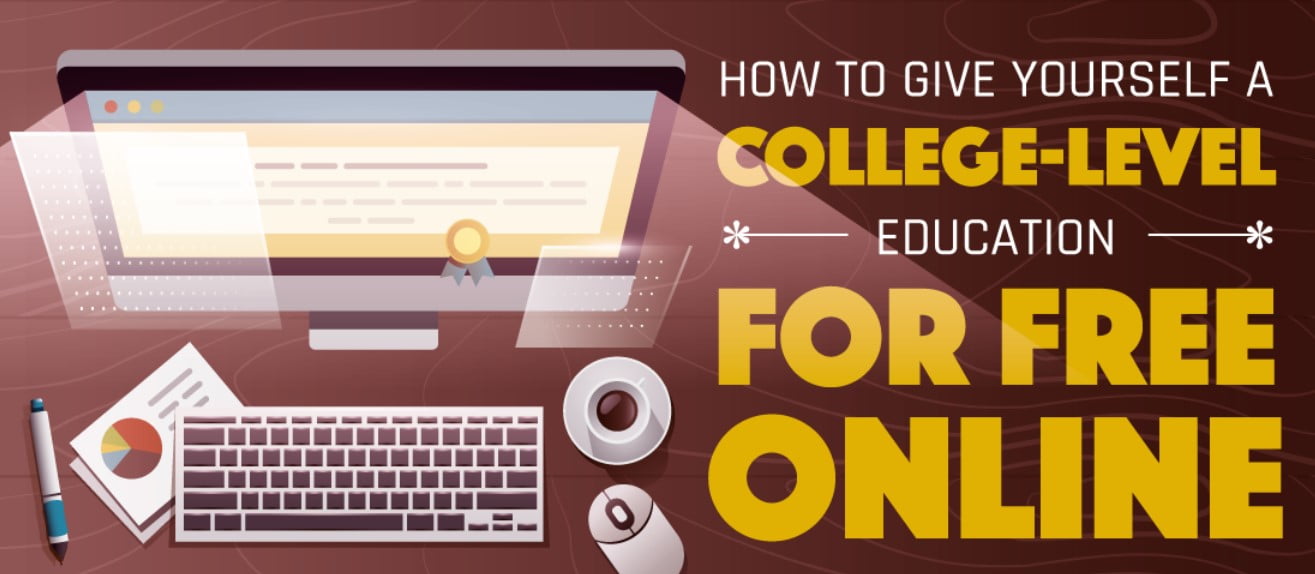 How To Give Yourself A College-Level Education For Free Online