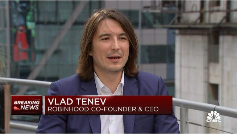 CEO Vlad Tenev On Robinhood Going Public