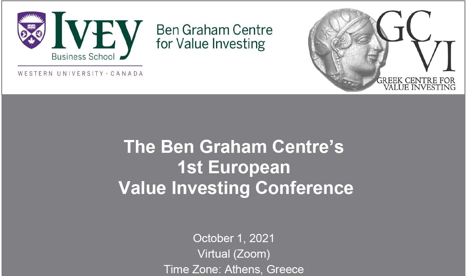 Ben Graham Centre European Value Investing Conference