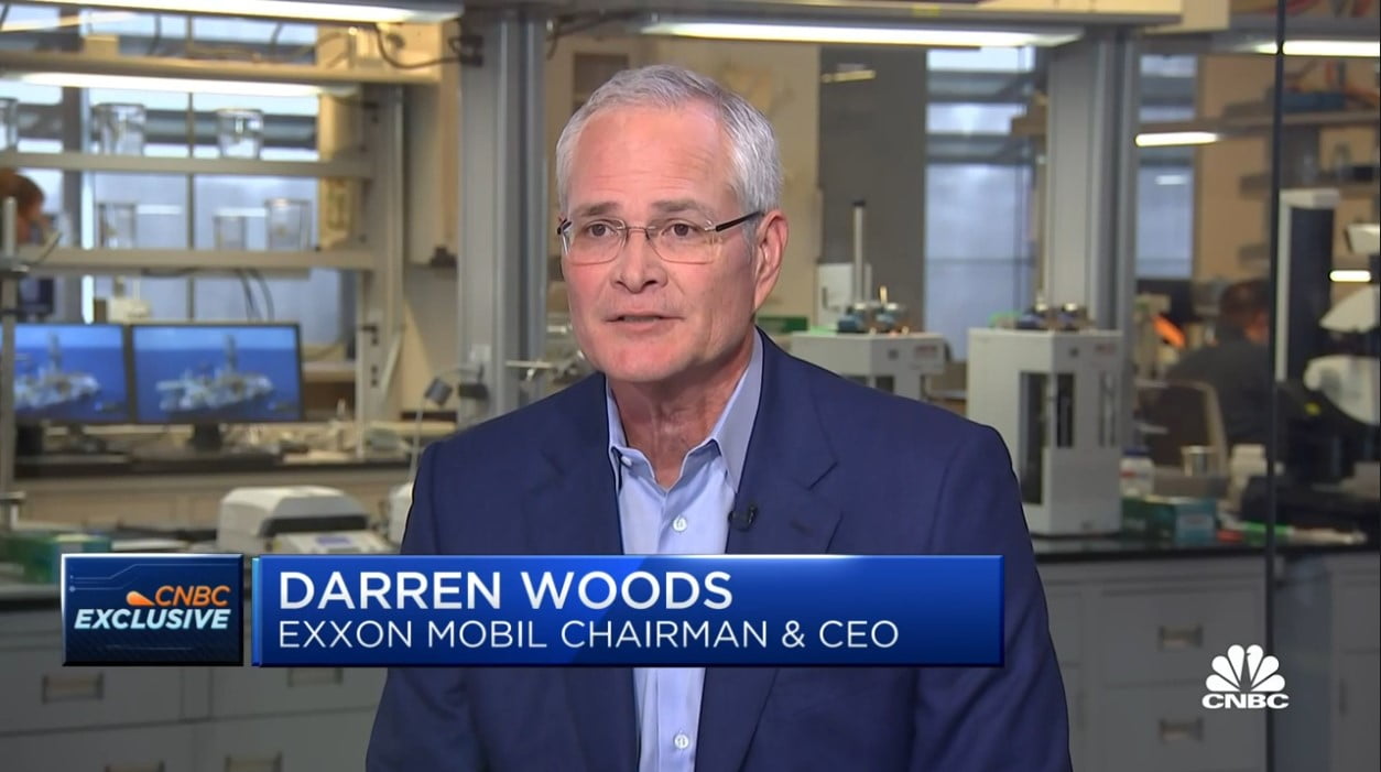 Exxon Mobil CEO Darren Woods