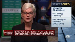 United States Energy Secretary Jennifer Granholm