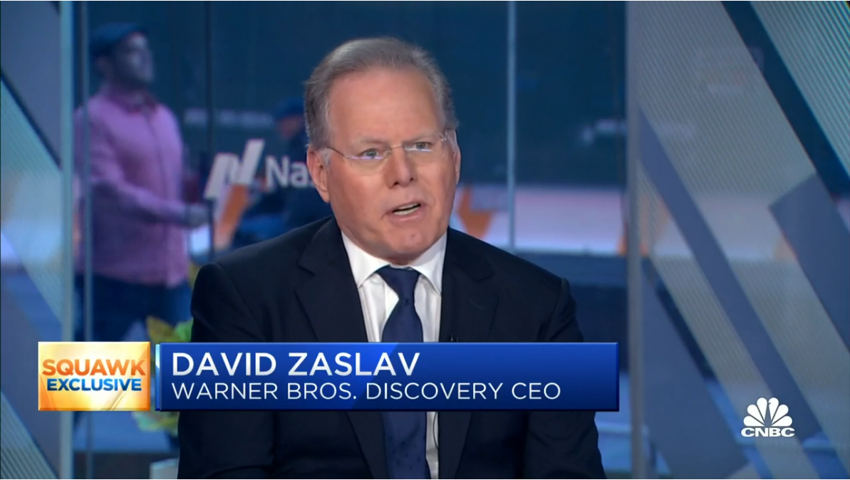 Warner Brothers Discovery CEO David Zaslav