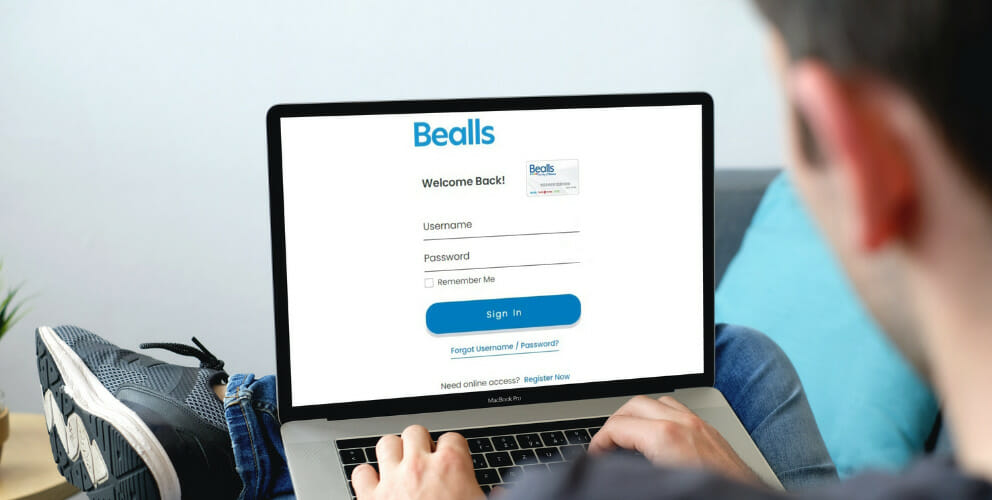 bealls personal credit card login