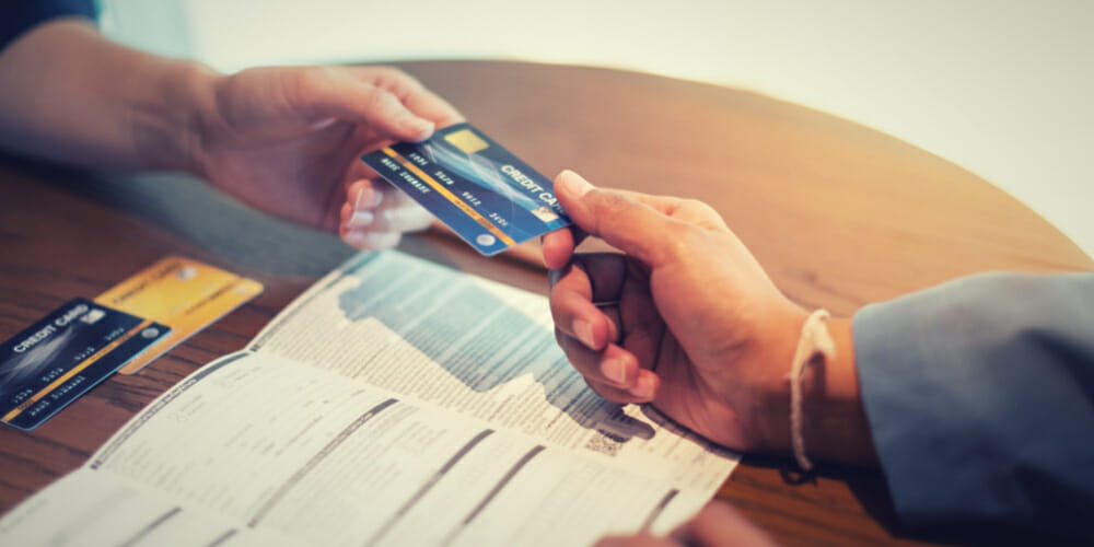 how do credit card companies verify income