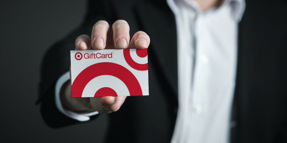 how to use target gift card on amazon