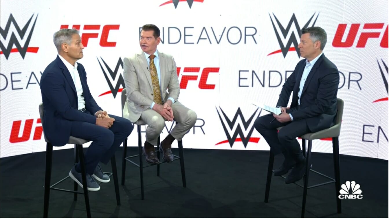 WWE CEO Vince McMahon Endeavor CEO Ari Emanuel
