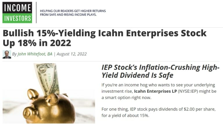 Icahn Enterprises Hindenburg