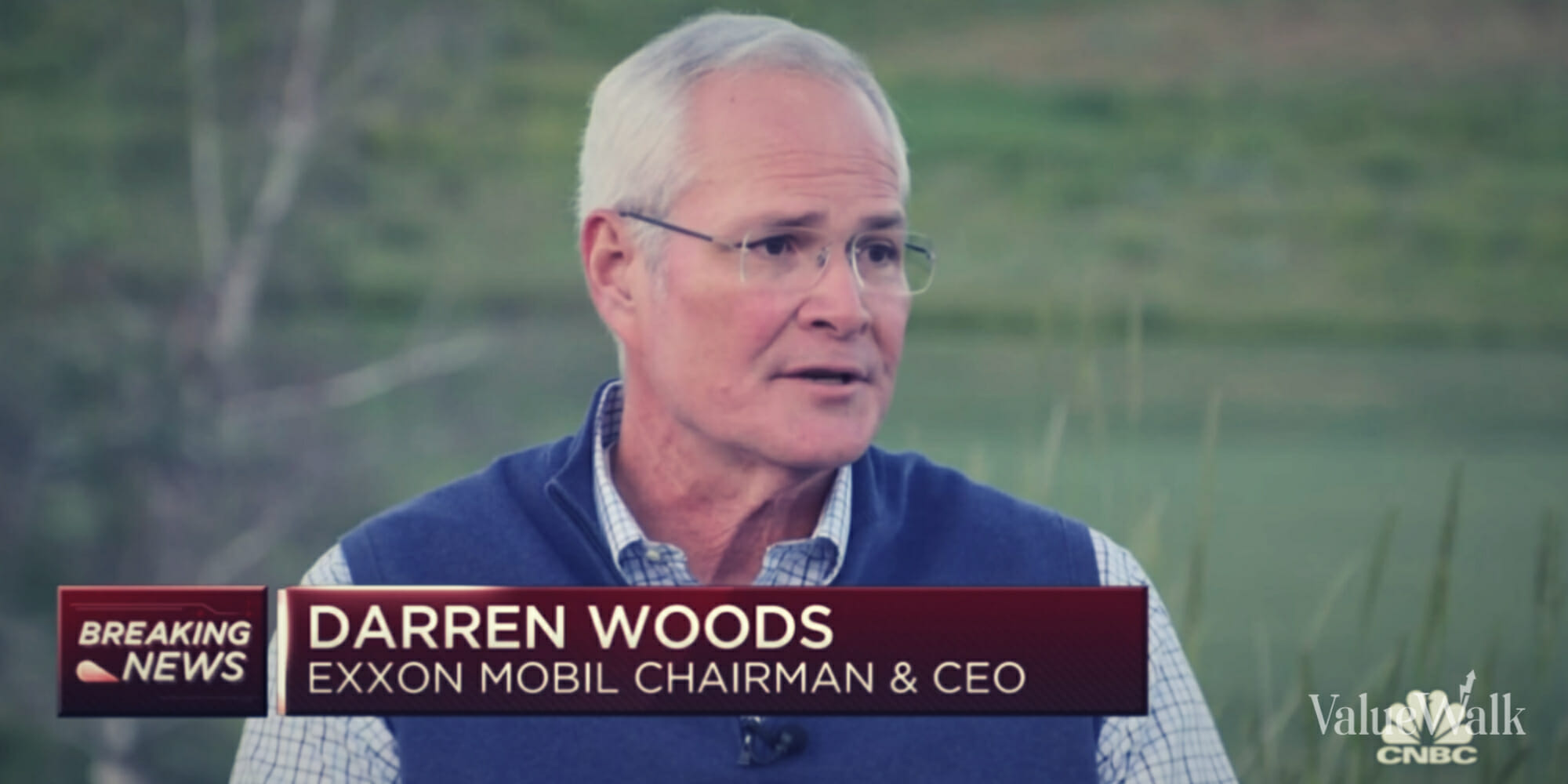 Exxon Mobil CEO Darren Woods