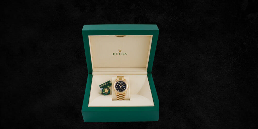 rolex vintage box