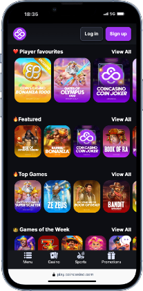 CoinCasino - best crash gambling site overall