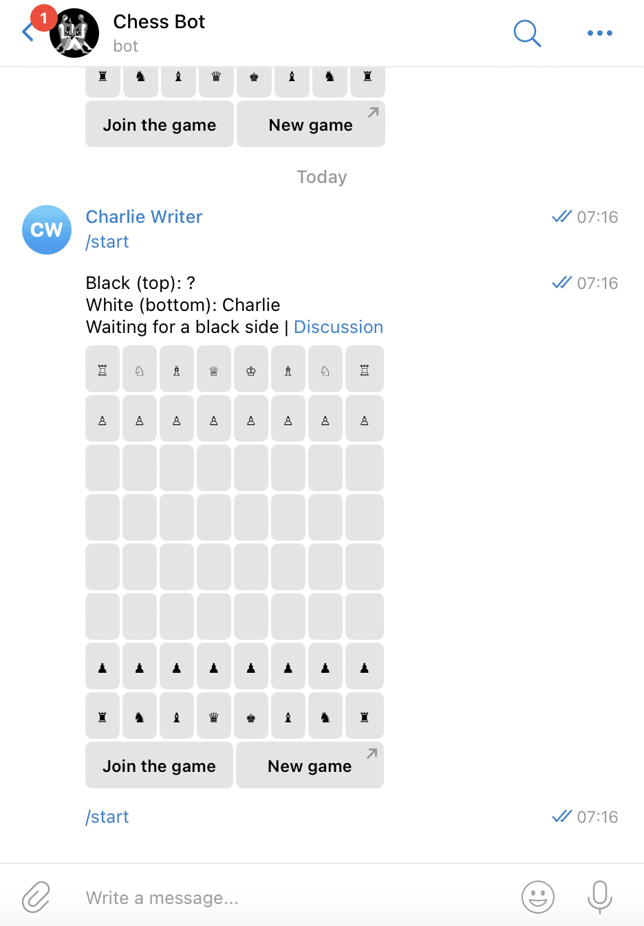 Chess Bot Telegram Bot