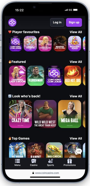 coincasino - best no kyc casino