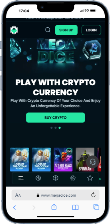 mega dice - casino on telegram