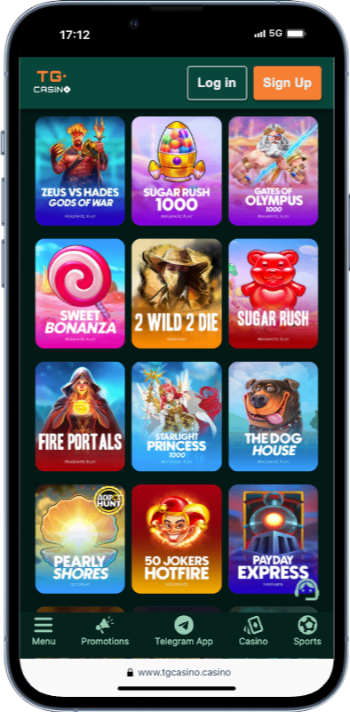 tg.casino - telegram gambling site