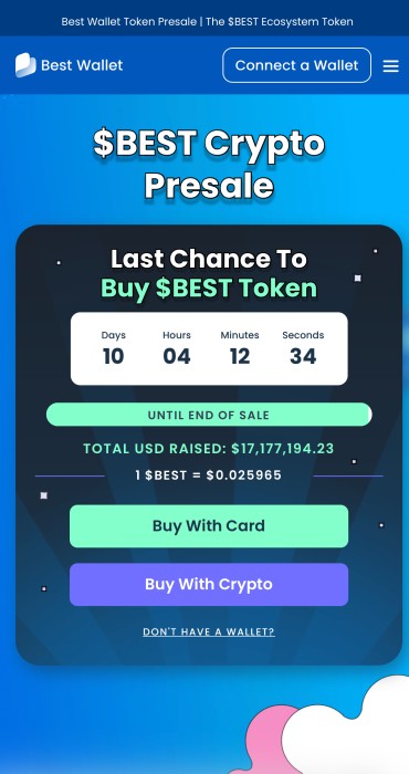Best Wallet Token Presale Homepage