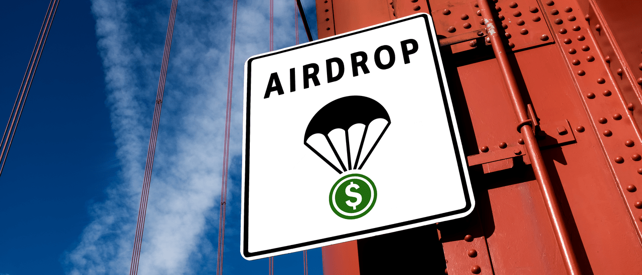 Crypto Airdrop illustration