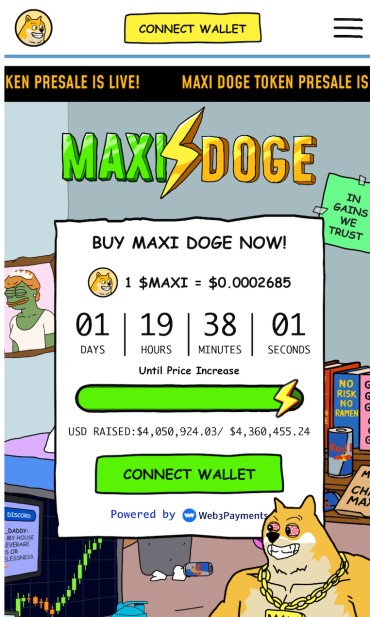 Maxi Doge Token Presale