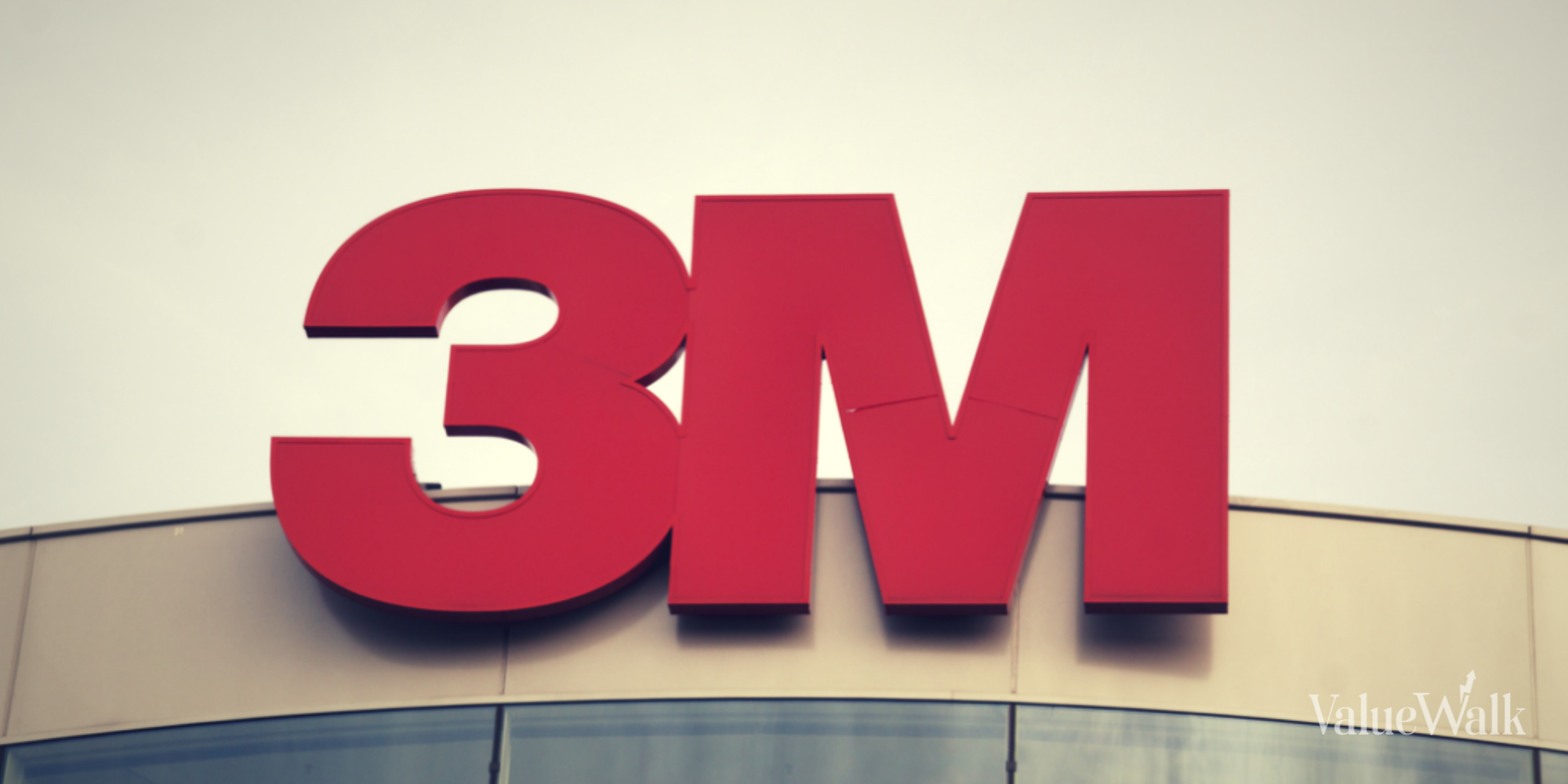 3M logo on top of a building