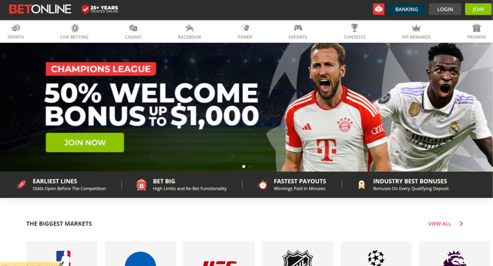 BetOnline Casino and Sportsbook