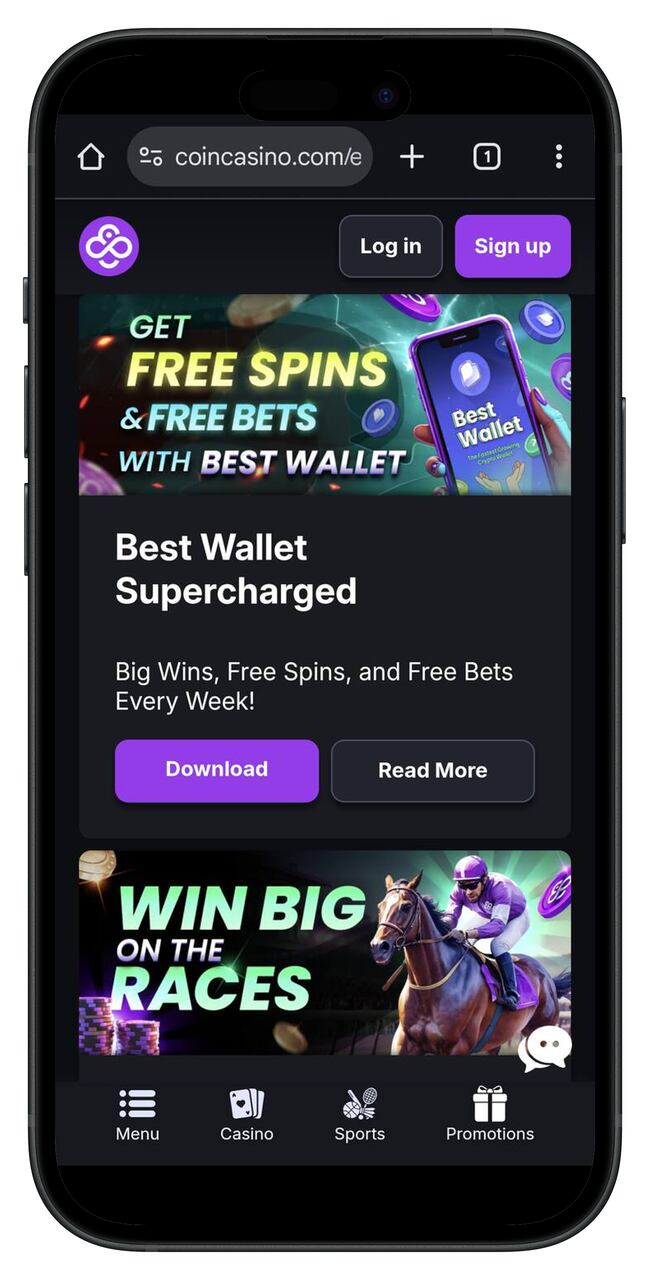 CoinCasino Bonuses and Promotions