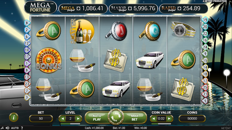 Mega Fortune Progressive Jackpot Slot