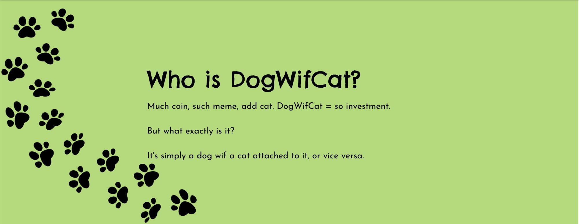 What is DogWifCat