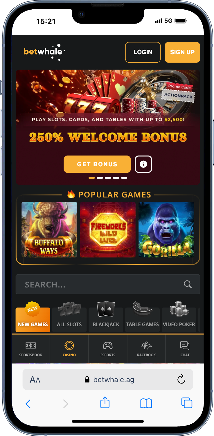 BetWhale - best new online casino