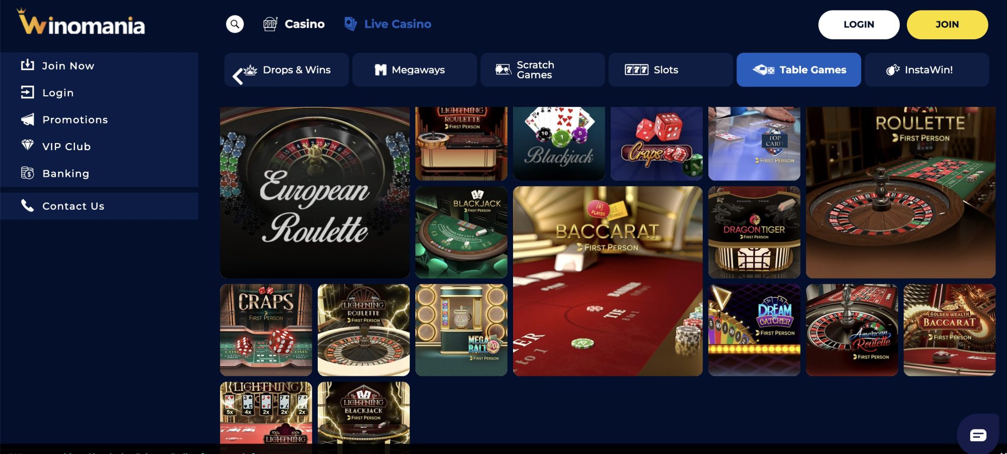WinOMania casino review 