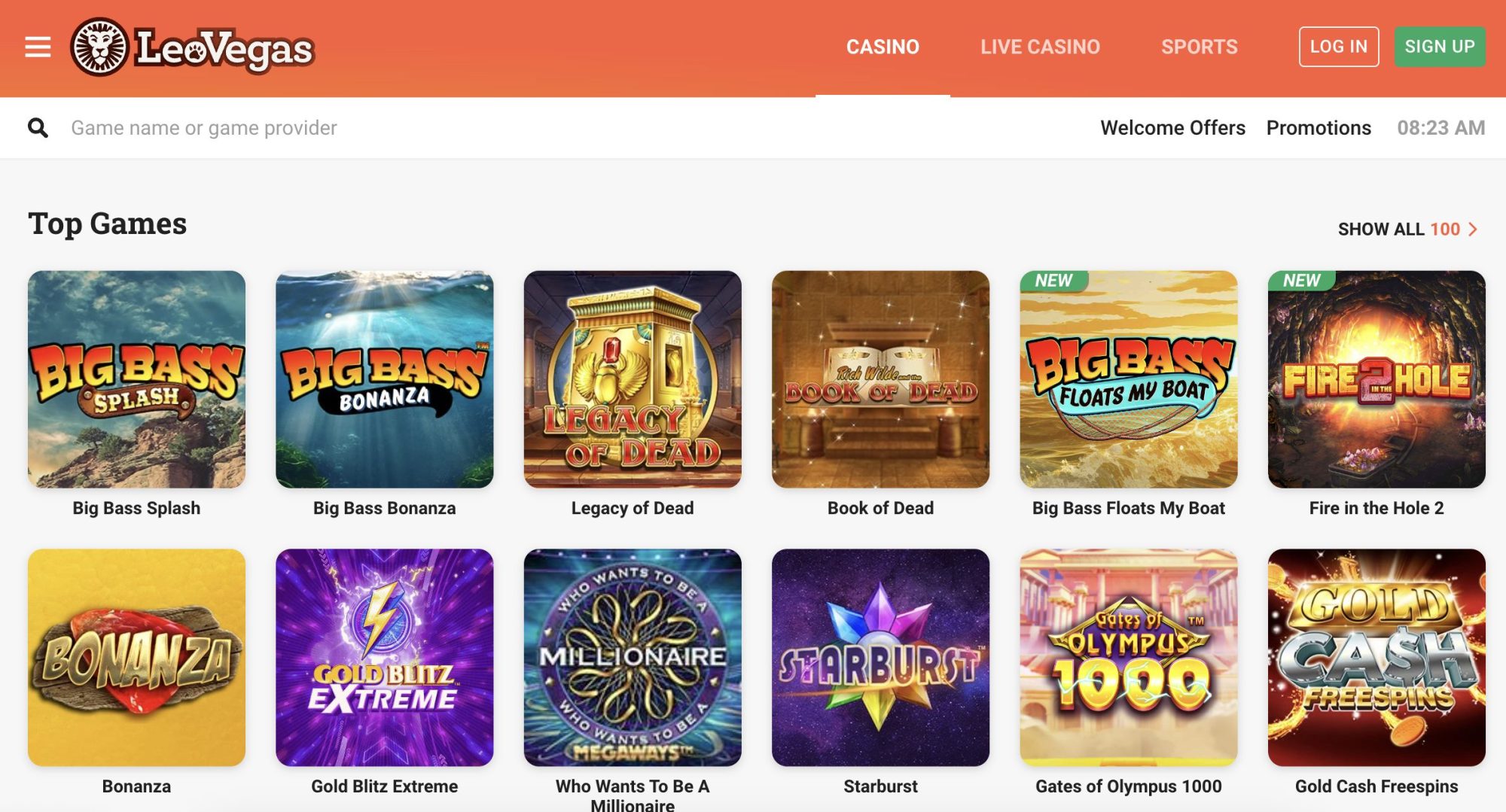 LeoVegas casino review 