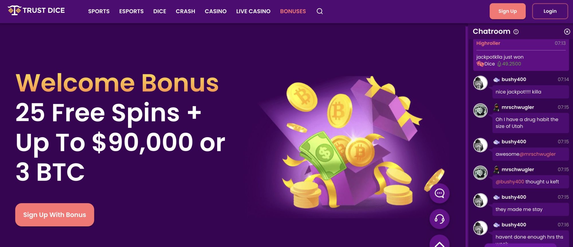 Trust Dice casino review 