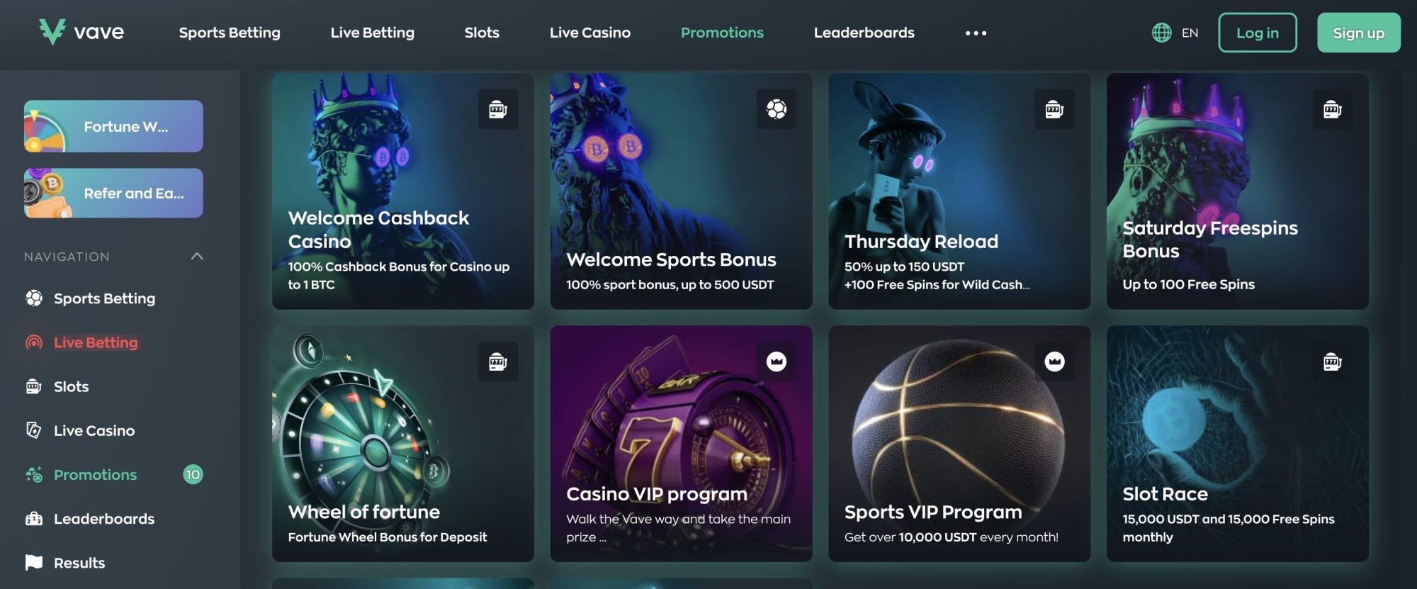 Vave casino and sportsbook review 