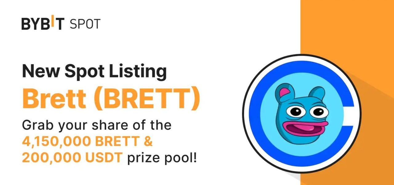 New Bybit listings, Listings on Bybit | $BRETT listed on Bybit