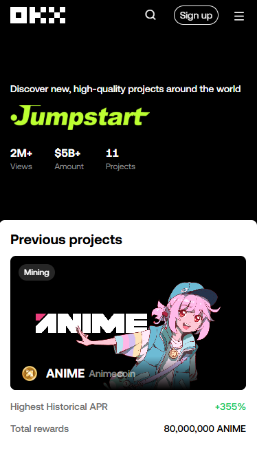 OKX Jumpstart Launchpad