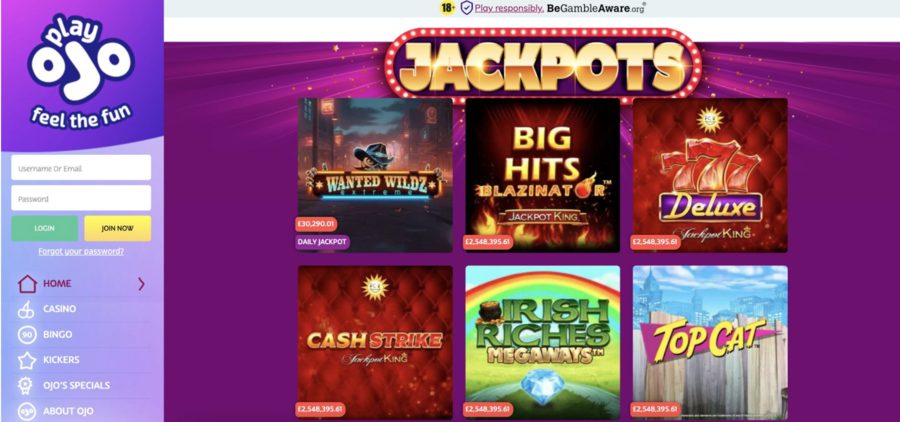 PlayOJO offers zero wagering requirement cashback for all live dealer games