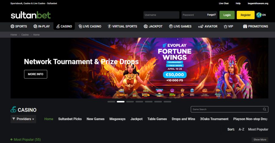 The best slots from Pragmatic Play and NetEnt are waiting to be spun at Sultanbet