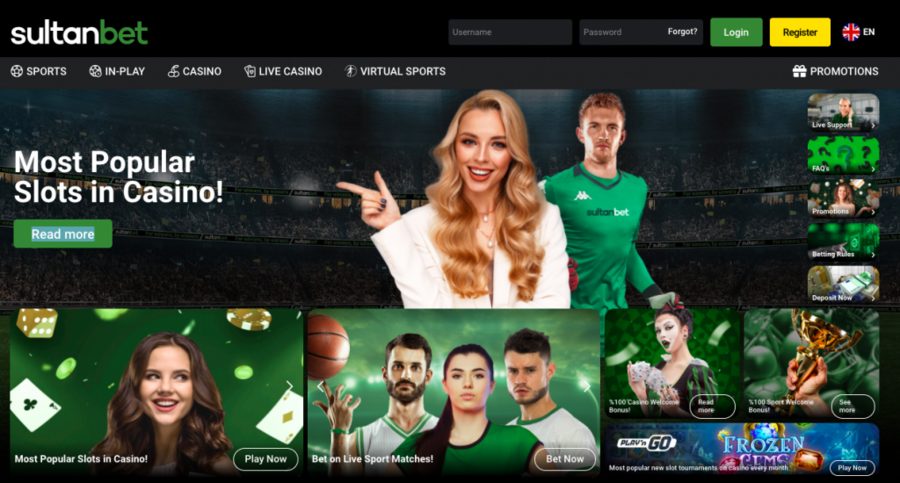 Casino gambling meets sports betting at Sultanbet. Play 4,000+ games while betting on 30+ sports