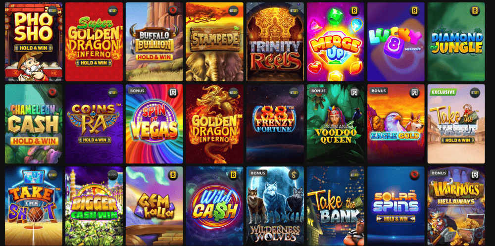 Slot games at Wild Casino