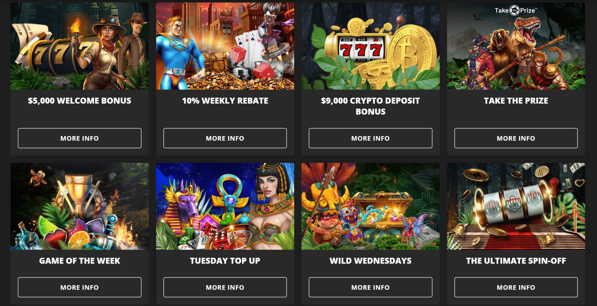 Wild Casino bonus offers including $9,000 slots welcome bonus