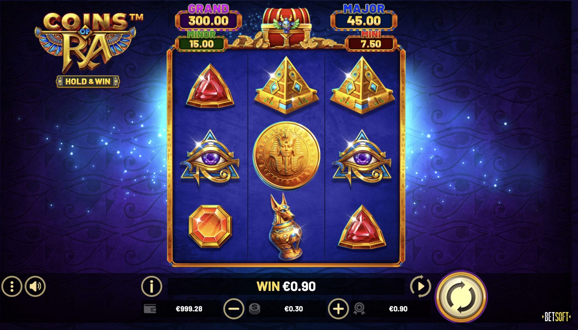 Coins of Ra Slot Game from Betsoft