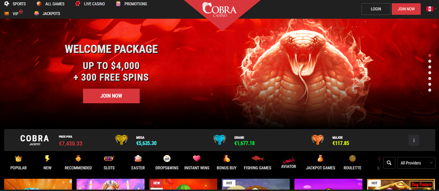 Thanks to Cobra’s advanced software, players can try their hand at up to four games on the same screen
