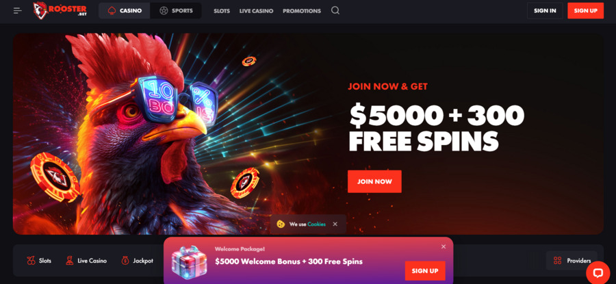 From Mystery Jackpots to Drops and Wins, RoosterBet offers patrons exciting gaming opportunities every day.