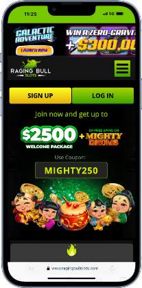 Raging Bull - best casino app for bonuses