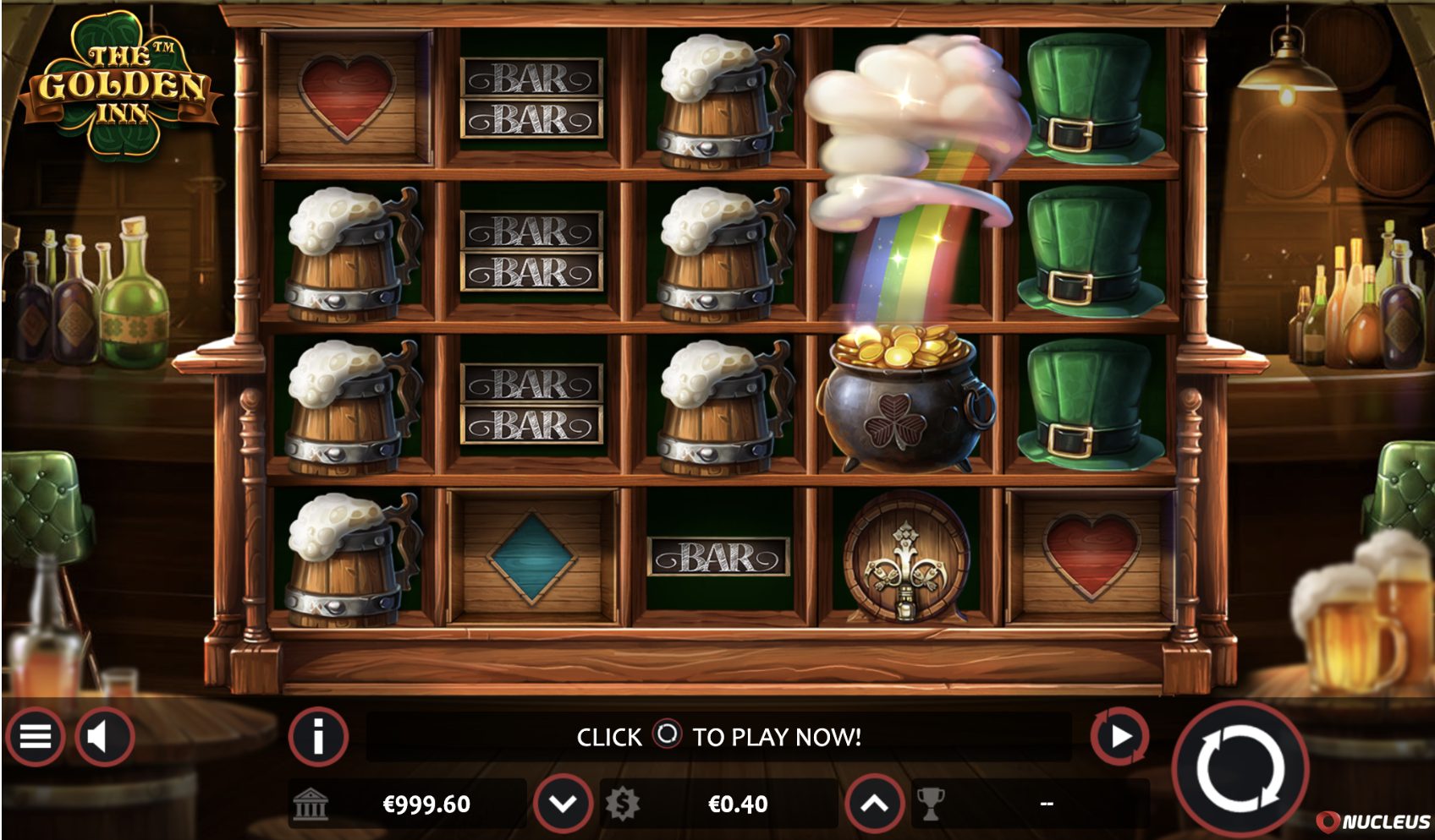The Golden Inn - online slot game from Nucleus Gaming