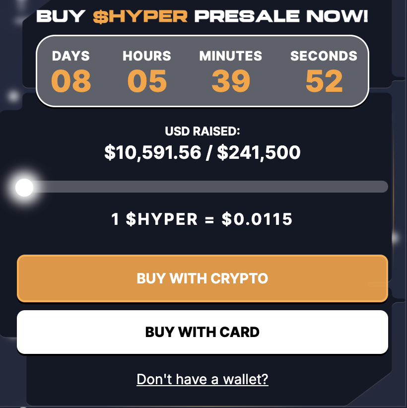 Bitcoin Hyper presale widget
