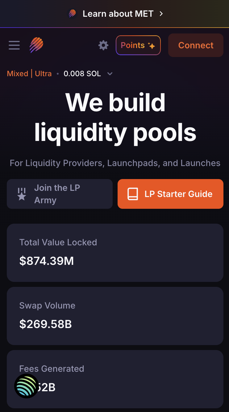 New Bybit Listings - Meteora (MET)