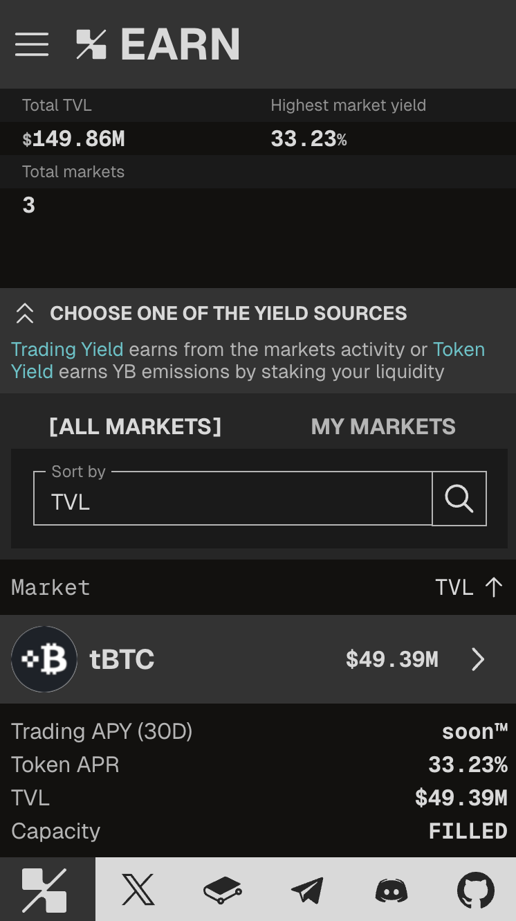 New Bybit Listings - YieldBasis (YB)