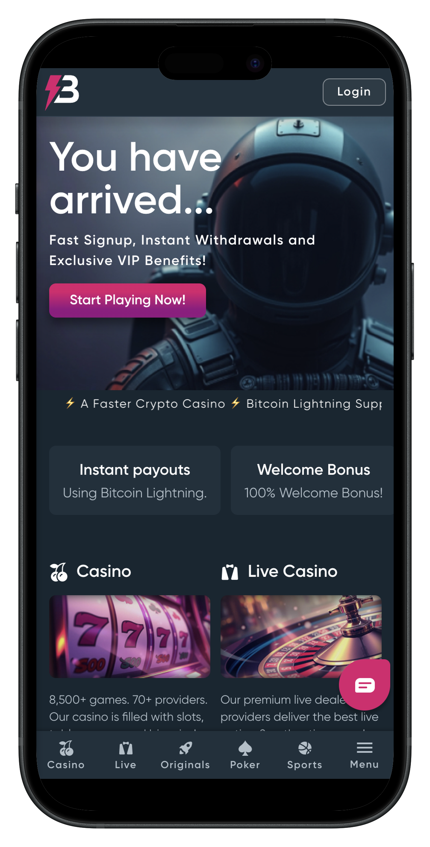 BetPlay - new bitcoin casino
