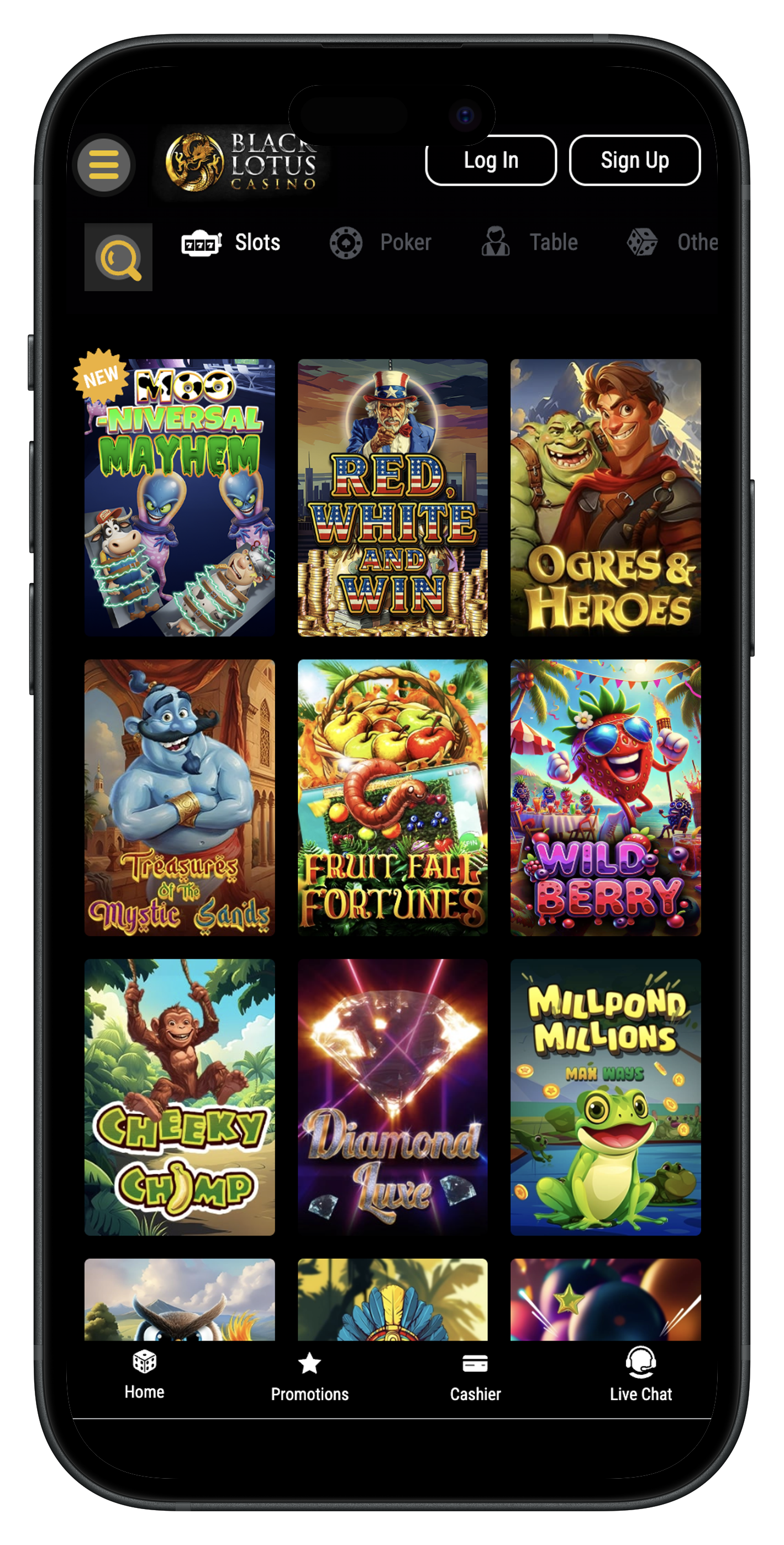 Black Lotus no limits casino