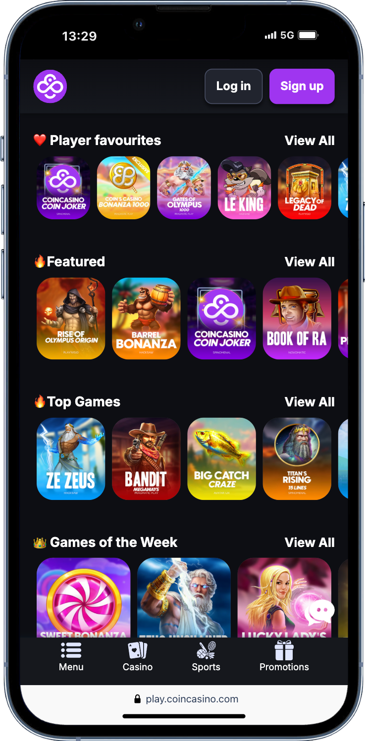 Coin Casino - Best new Bitcoin casino