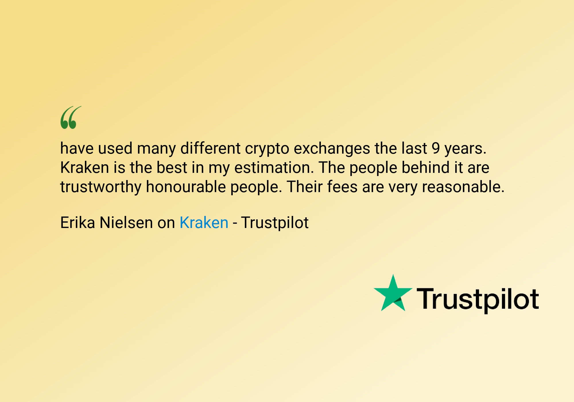 erika on kraken trustpilot